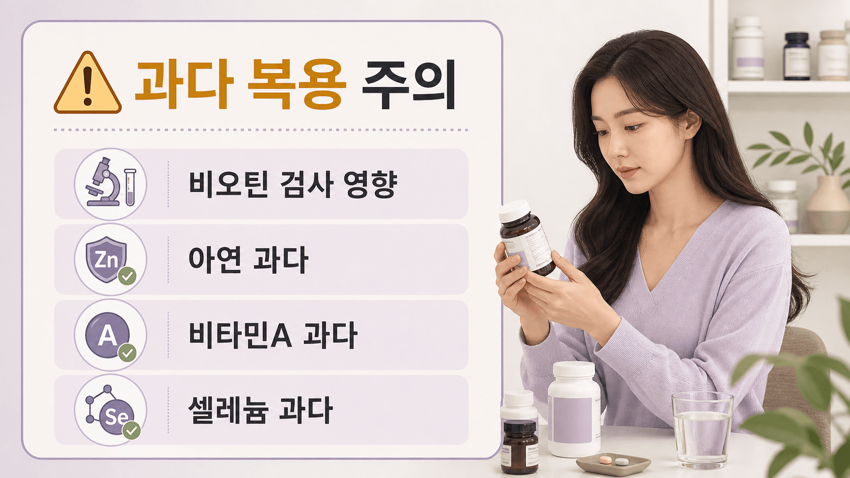 머리숱 영양제 과다 복용 주의