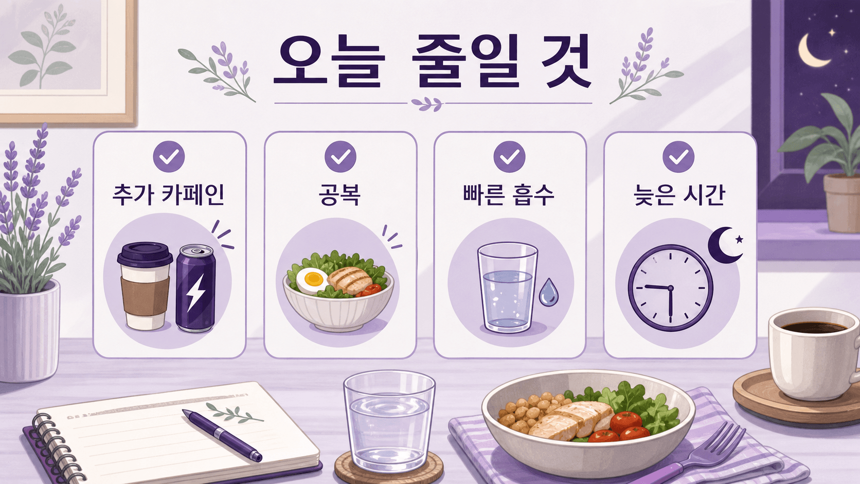 커피 뒤 손 떨림이 있을 때 추가 카페인, 공복, 빠른 흡수, 늦은 시간을 줄이는 이미지