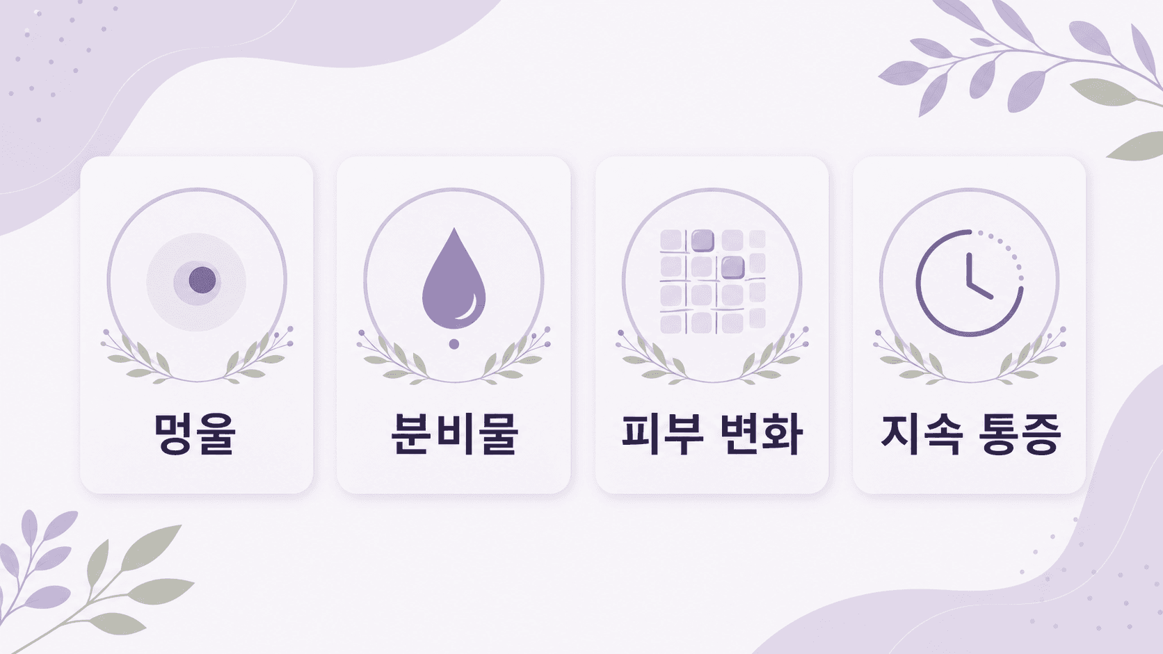 유방 통증과 함께 멍울, 분비물, 피부 변화, 지속 통증을 상담 기준으로 보는 이미지
