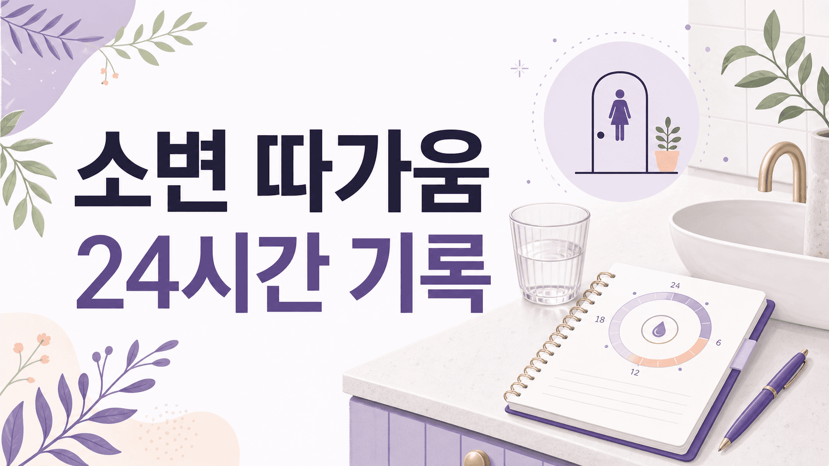 소변 볼 때 따가움, 질세정제 전 24시간 기록 대표 이미지