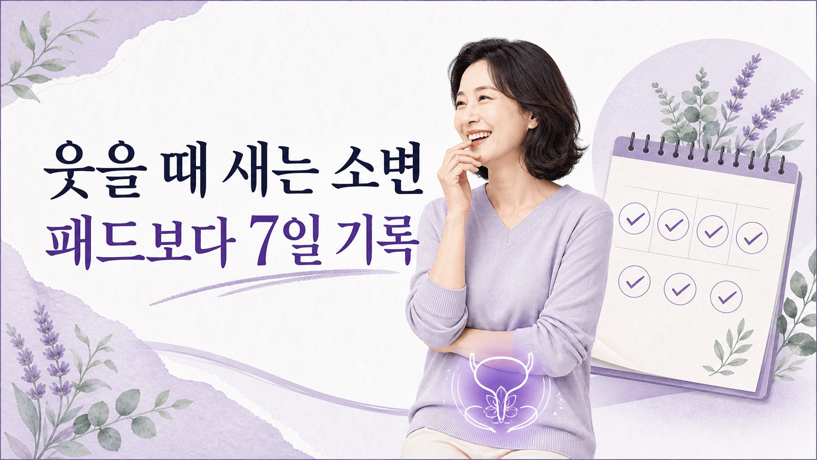 웃을 때 소변 샘, 7일 기록으로 상담 기준 가르세요