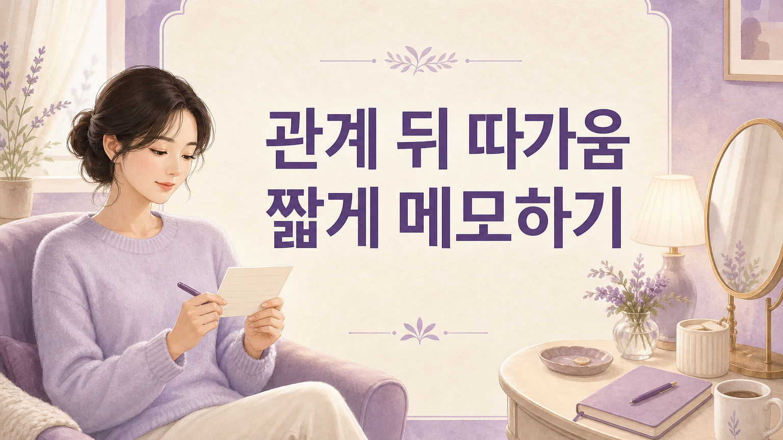 관계 뒤 따가움, 몸이 불편해진 순간부터 짧게 메모하세요