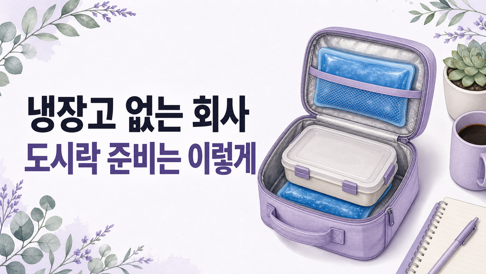 회사에 냉장고가 없을 때, 점심 도시락 안전하게 챙기는 법