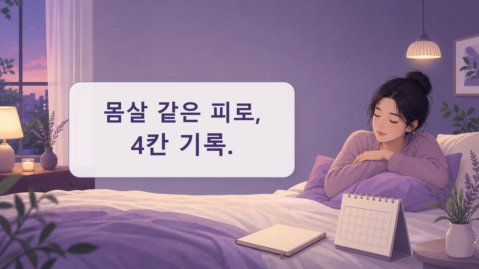 생리 전 몸살처럼 처지는 날, 먼저 물어볼 두 가지